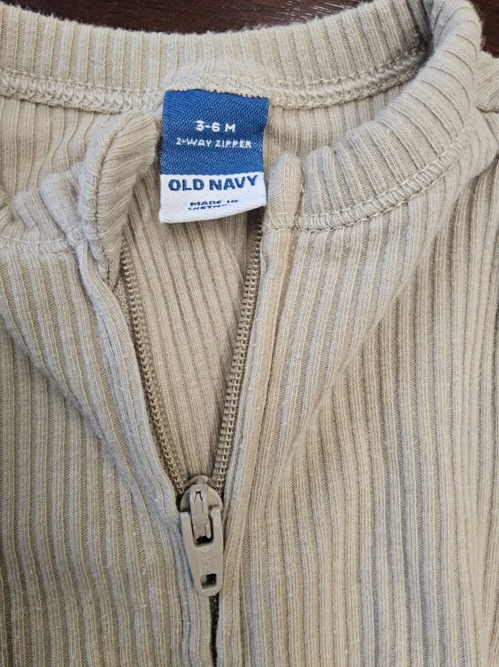Bundle Of Old Navy Two Way Zipper Footed One-Pieces 3-6 Months